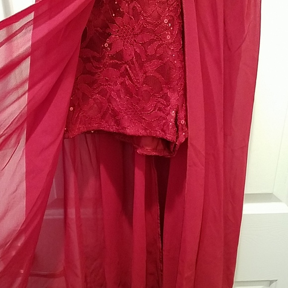 iEFiEL Burgandy Lace Dress-NWT - Picture 3 of 3